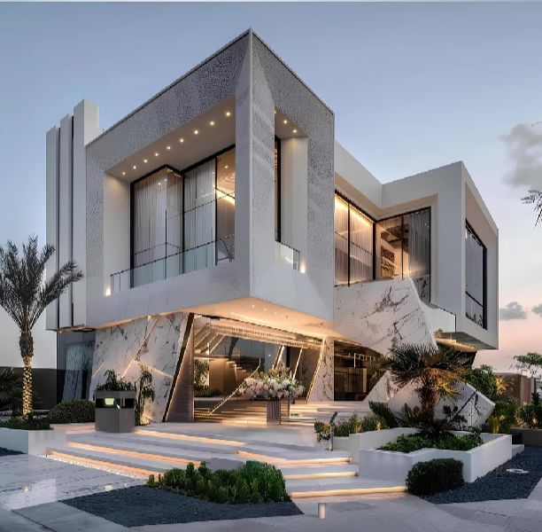 عکس نمای ویلا خاص و لاکچری